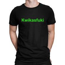 Kwikasfuki Funny Motorcycle T-shirt Motorbike lover Parody Joke Biker Gifts Tee
