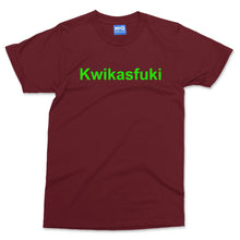Kwikasfuki Funny Motorcycle T-shirt Motorbike lover Parody Joke Biker Gifts Tee