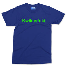 Kwikasfuki Funny Motorcycle T-shirt Motorbike lover Parody Joke Biker Gifts Tee