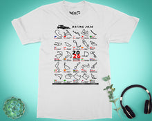 Formula Racing 2026 Schedule T-shirt Motorsport Fan Tee for Men Women