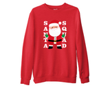 Santa Squad Sweatshirt, Christmas Eve Party Cute Family Matching Group Sweater