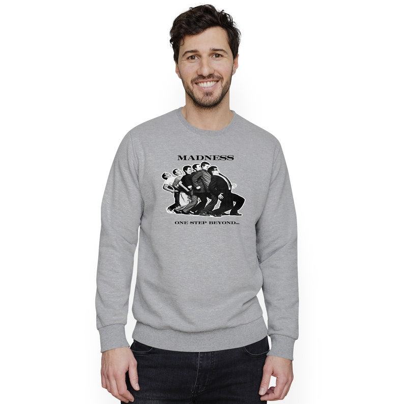 Madness One Step Beyond Inspired Vintage Sweatshirt Retro SKA 70'S Classic Music