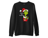 Funny Grinch Christmas Sweatshirt Grinchmas Cheer Up Dude Jumper Xmas Gift Top