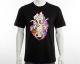 Creepy Cartoon Character T-shirt Funny Halloween Tee Kids & Adults Top