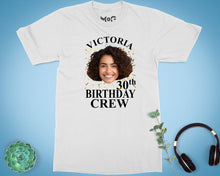 Custom Face 30th Birthday Group T-shirt Personalised Photo Party Top