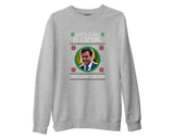 Hilarious Joke Santa is Coming Retro Christmas Sweatshirt, The Office Unisex Top