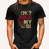 Funny Cycling T-shirt Cyclist Joke Biker Dad Shirt Retro Rider Bicycle Lovers Gift