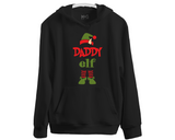 Custom Family Elf Christmas Hoodie, Group Matching Funny Santa Xmas Eve Hoody