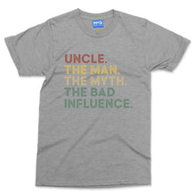 Uncle Gift T-shirt The Man Myth Legend Funny Family Tee Fathers Day Dad Mens Top