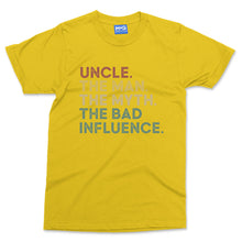 Uncle Gift T-shirt The Man Myth Legend Funny Family Tee Fathers Day Dad Mens Top