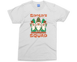 Santa Squad Gnomes T-shirt Christmas Crew Matching Family Shirt Funny Xmas Gifts