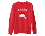 Family Matching Christmas Sweatshirt, Personalised Xmas Top, Santa Hat Jumper