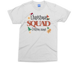 Family Matching Christmas T-shirt, Xmas Tee for Men Women Kids, Santa Squad Top