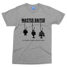 Master Baiter Fishing T-shirt Funny Fisherman Gift Fish Angler Angling Catch Dad