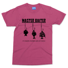 Master Baiter Fishing T-shirt Funny Fisherman Gift Fish Angler Angling Catch Dad