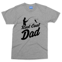 Reel Cool Dad T-shirt Funny Father's Fishing Camping Gift Angling Fisherman Tee
