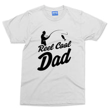Reel Cool Dad T-shirt Funny Father's Fishing Camping Gift Angling Fisherman Tee