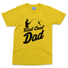 Reel Cool Dad T-shirt Funny Father's Fishing Camping Gift Angling Fisherman Tee