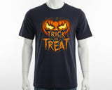 Trick or Treat Evil Pumpkin T-shirt Halloween 2025 Holiday Celebration Tee
