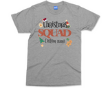 Family Matching Christmas T-shirt, Xmas Tee for Men Women Kids, Santa Squad Top