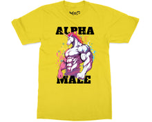 Funny Alpha Male Ironic Unicorn T-shirt Manly Joke Sigma Male Gym Tee For Him