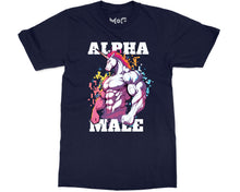 Funny Alpha Male Ironic Unicorn T-shirt Manly Joke Sigma Male Gym Tee For Him