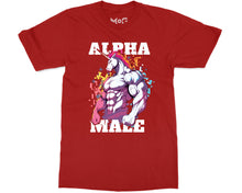 Funny Alpha Male Ironic Unicorn T-shirt Manly Joke Sigma Male Gym Tee For Him