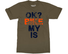 Funny Text T-shirt for Motorbike Enthusiasts Mountain Bike Riding Men's Tee