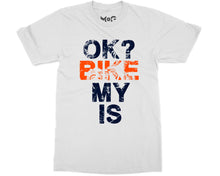 Funny Text T-shirt for Motorbike Enthusiasts Mountain Bike Riding Men's Tee