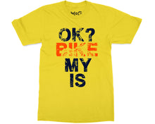 Funny Text T-shirt for Motorbike Enthusiasts Mountain Bike Riding Men's Tee