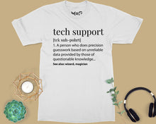Tech Support Funny Definition Tee for Programmers Unisex Computer Nerd Top