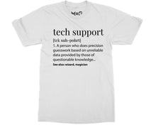 Tech Support Funny Definition Tee for Programmers Unisex Computer Nerd Top
