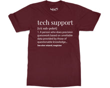 Tech Support Funny Definition Tee for Programmers Unisex Computer Nerd Top