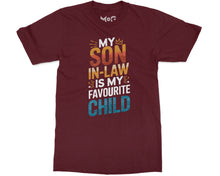 Favourite Child Son-in-Law T-shirt Funny Family Tee for Step Mum Dad