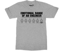 Funny Engineer Emoji T-shirt Sarcastic Engineering No Emotions Joke Gift Tee