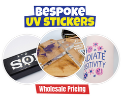 Customisable 3D UV DTF Sticker Transfers Personalised Print Your Design Logo