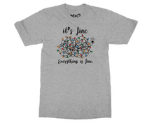 Disney Anxiety Christmas T-shirt | Funny Inside Out Top Xmas Lights Tee
