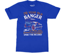 70 Year Old Banger Classic Car T-shirt Funny Vintage Auto Grandpa Gift for Men Father