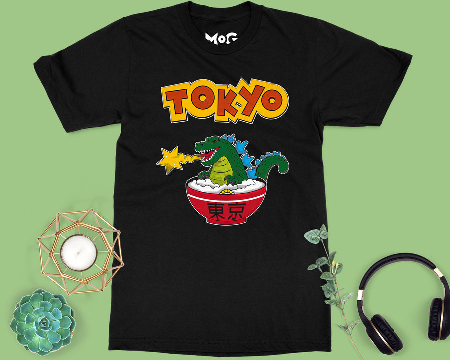 Tokyo Beast T-shirt Japanese Kanji Anime Art Japan Tee Gift for Manga Kaiju Fans