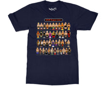 Retro Wrestling Characters Fan T-shirt Wrestlers Group Men Gift Tee