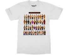 Retro Wrestling Characters Fan T-shirt Wrestlers Group Men Gift Tee