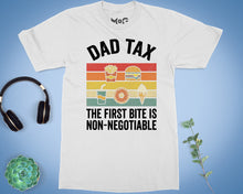 Foodie Dad Tax Cartoon T-shirt Funny Food Lover Tee Father’s Day Gifts