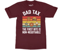 Foodie Dad Tax Cartoon T-shirt Funny Food Lover Tee Father’s Day Gifts