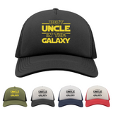 Funny Uncle Gift Trucker Cap, Best Uncle in the Galaxy, Uncle Star Wars Gift, Uncle Gifts, Funny Hat for Uncle Fathers Day Birthday Cap