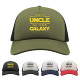 Funny Uncle Gift Trucker Cap, Best Uncle in the Galaxy, Uncle Star Wars Gift, Uncle Gifts, Funny Hat for Uncle Fathers Day Birthday Cap