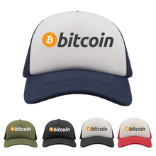 Bitcoin Trucker Cap, Bitcoin Hat, BTC Crypto Currency Coin Logo, Bitcoin Cryptocurrency Trader Investor Gift Idea, Adult Unisex Hat Cap
