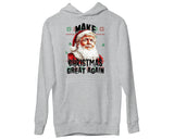 Funny Donald Trump Santa Hoody Ugly Christmas Joke Xmas Gift Hoodie