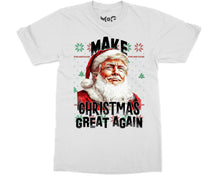 Funny Make Christmas Great Again Santa Donald Trump Xmas Gift T-shirt