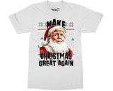 Funny Make Christmas Great Again Santa Donald Trump Xmas Gift T-shirt