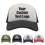 Personalised Text Logo Trucker Cap, Custom Any Name Message Hat, Personalised Business Company Logo, Customized Birthday Gift Hat, Adult Unisex